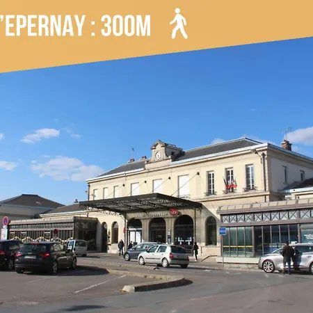 Gite Urbain - La Bulle De Champagne - Parking Épernay Exterior foto
